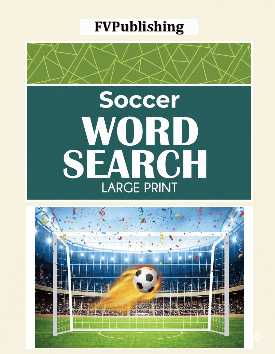 Soccer Word Search - Book Cover